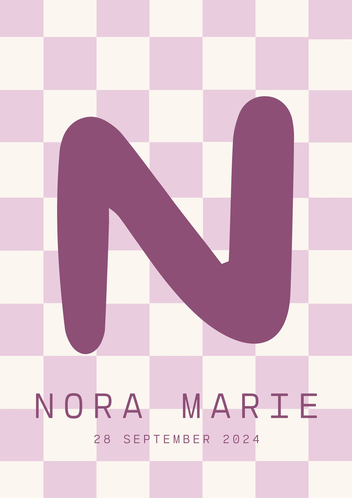 Gepersonaliseerde kinderprint - NORA