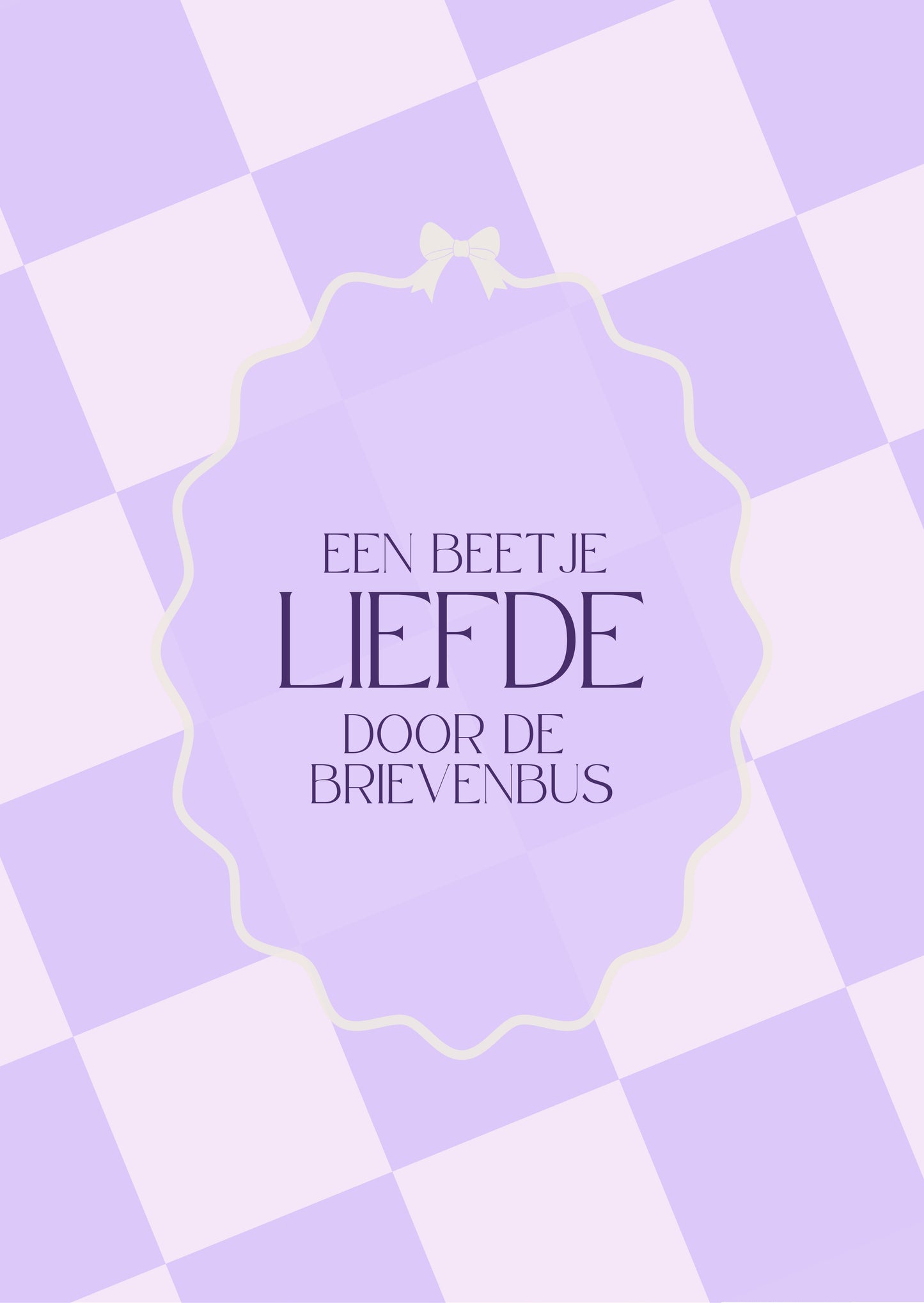 Wenskaart - een beetje liefde