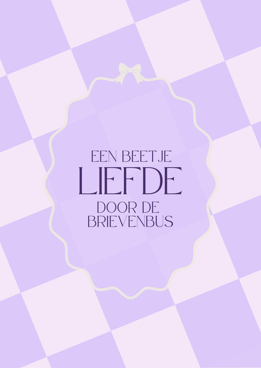 Wenskaart - een beetje liefde