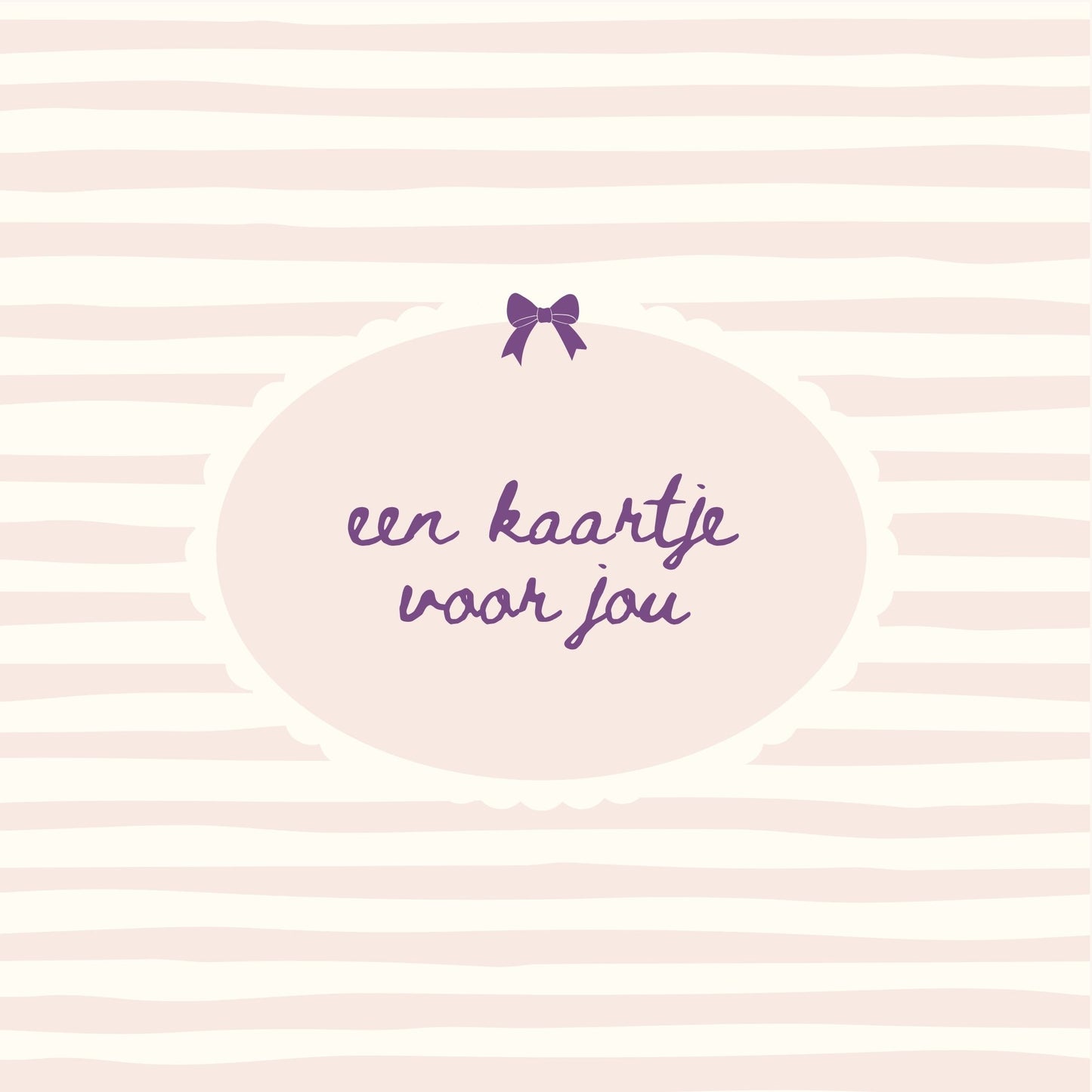 Mini kaartje een kaartje voor jou