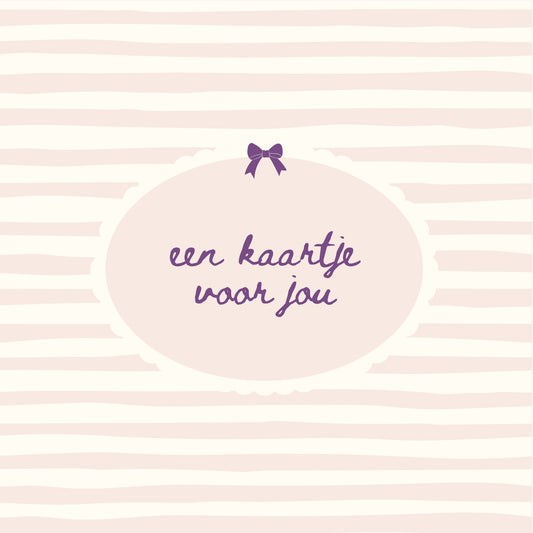 Mini kaartje een kaartje voor jou