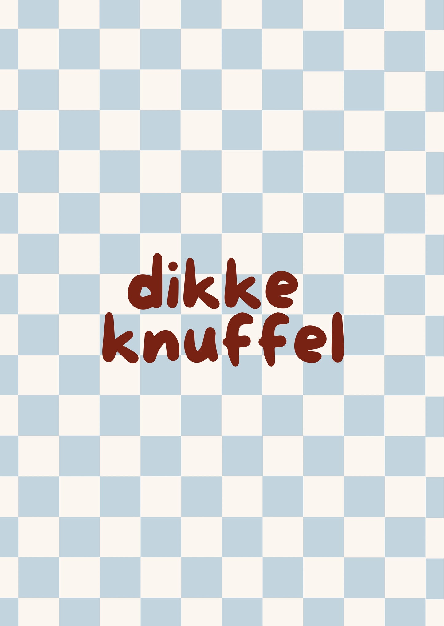Wenskaart - een dikke knuffel