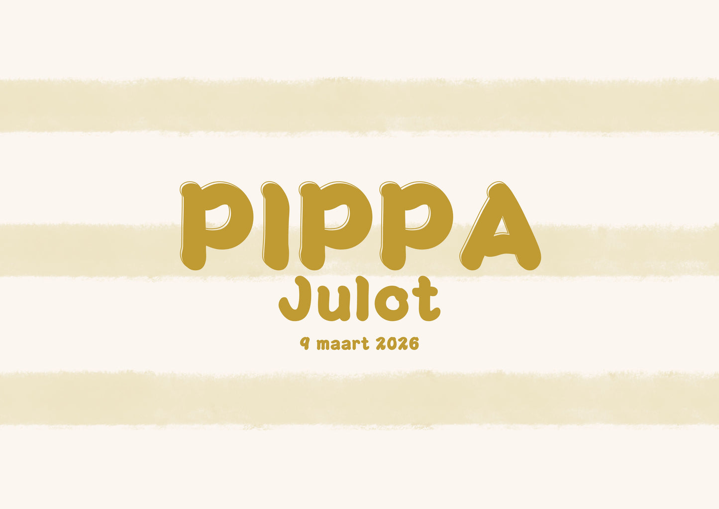 Gepersonaliseerde kinderprint - PIPPA