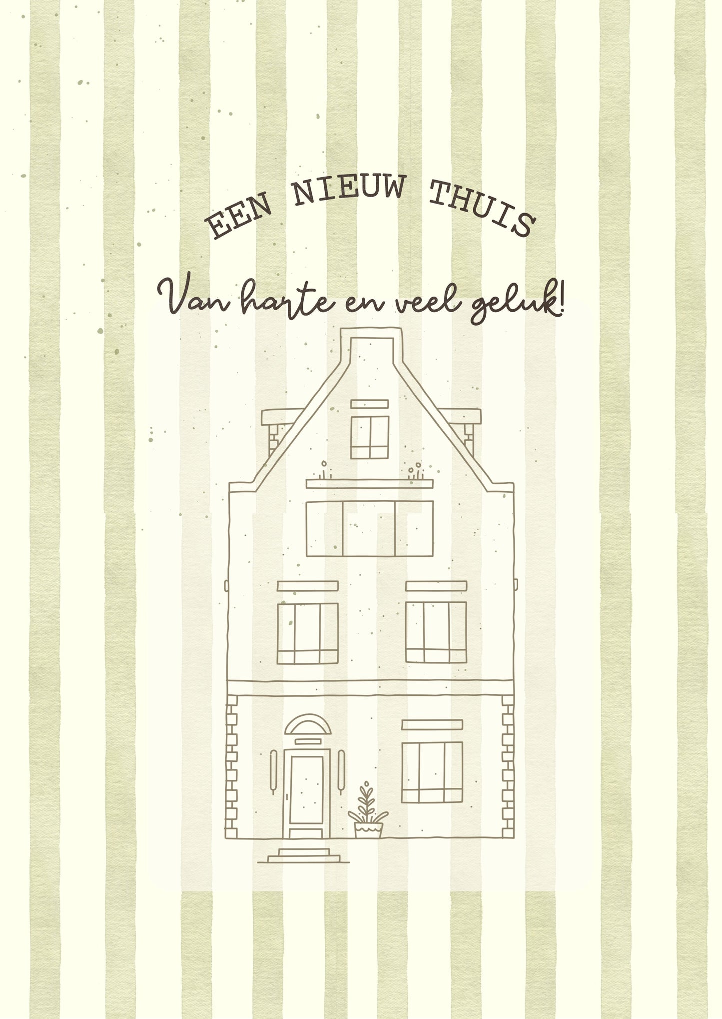 Wenskaart - een nieuw thuis!