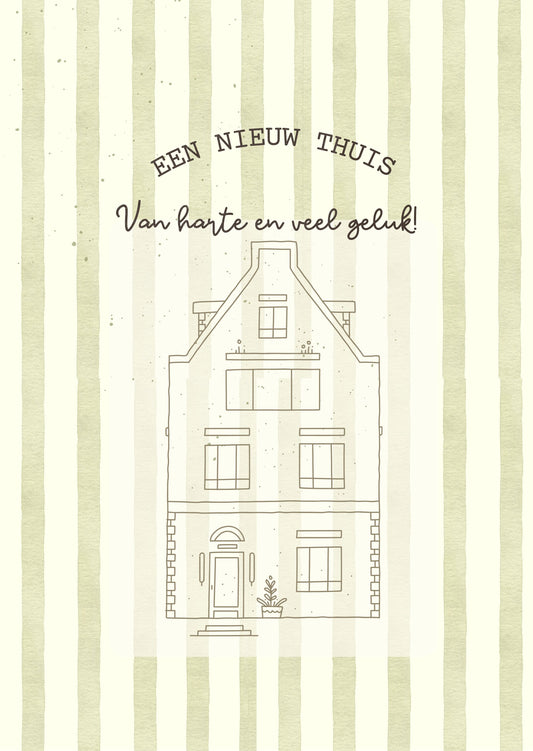 Wenskaart - een nieuw thuis!