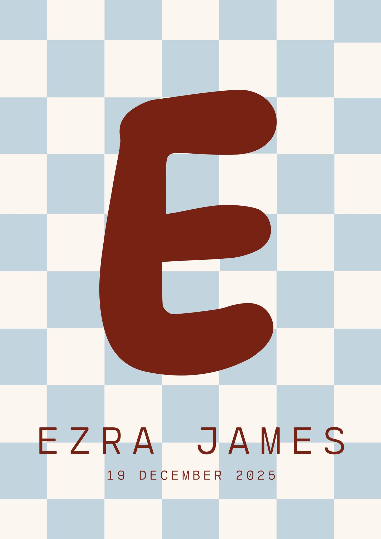 Gepersonaliseerde kinderprint - EZRA